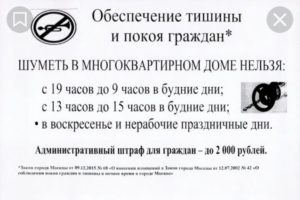 Закон о тишине в праздничные новогодние дни
