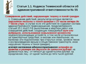 Административная ответственность за нарушение тишины и покоя граждан