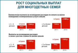 Выплаты для многодетных семей в московской области